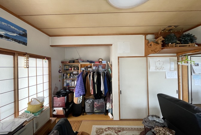分断された部屋をオープンに