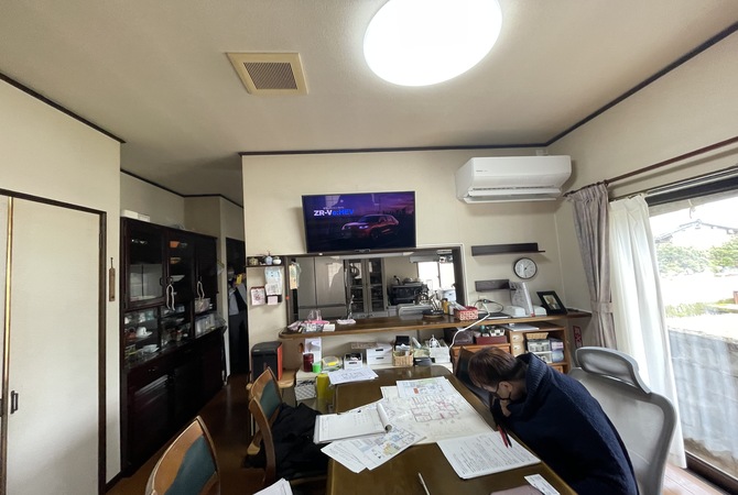 キッチンとダイニングのスムーズ動線