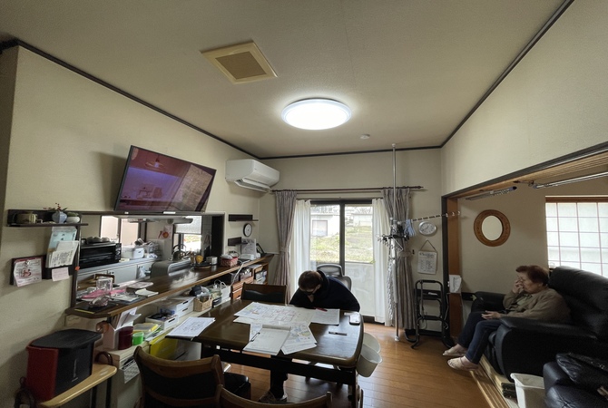 明るく開放的なキッチンに
