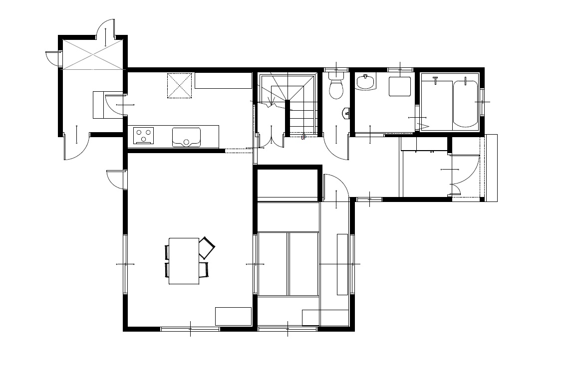 ワンフロアリノベーション　施工事例