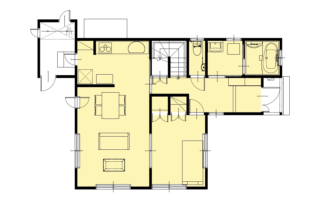 ワンフロアリノベーション　施工事例