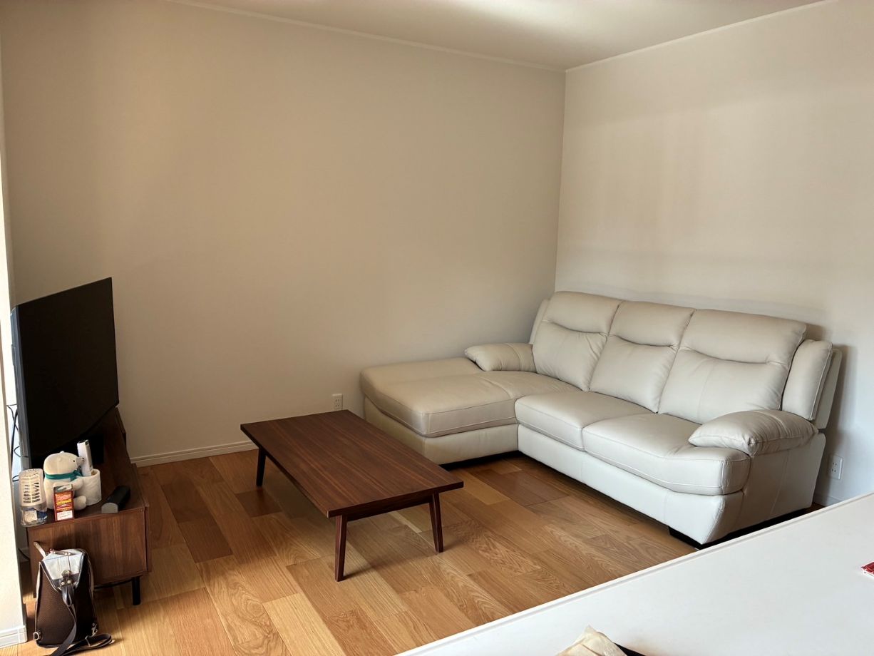 和室縁側をLDKに。お気に入りのソファー